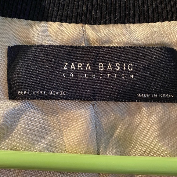 Zara Velvet Bomber Jacket - Picture 4 of 7